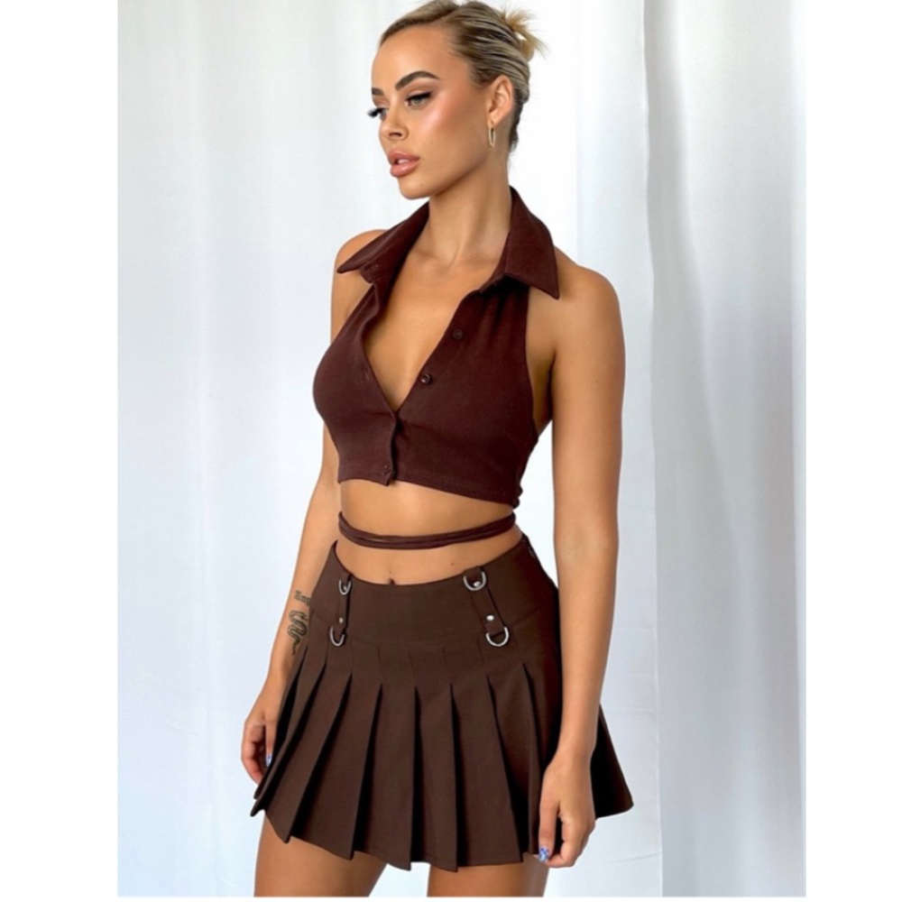 Brown Tigermist skirt